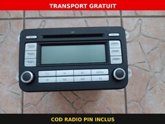 Radio VW RCD 300 MP3 1K0 035 186 AD Blaupunkt Golf 5 Passat Jetta Touran